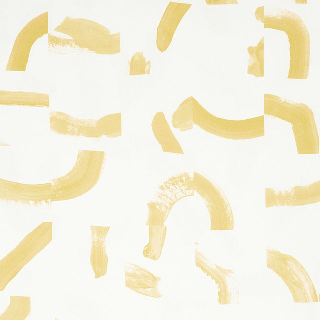 Schumacher Sepiessa Yellow Fabric - Eade's Wallpaper