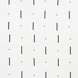 Schumacher Tashmoo Prussian & Teal Fabric - Eade's Wallpaper