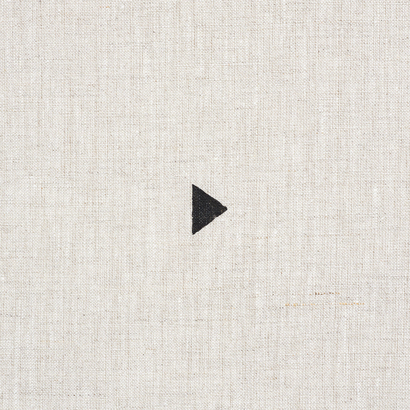 Schumacher Tashmoo Black & White Fabric - Eade's Wallpaper