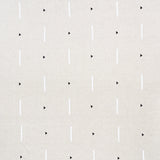 Schumacher Tashmoo Black & White Fabric - Eade's Wallpaper