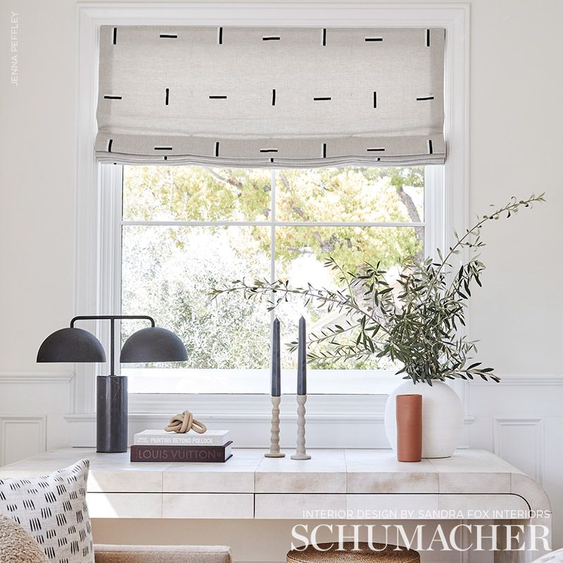 Schumacher Icehouse Prussian & Grey Fabric