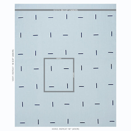 Schumacher Icehouse Sky Fabric
