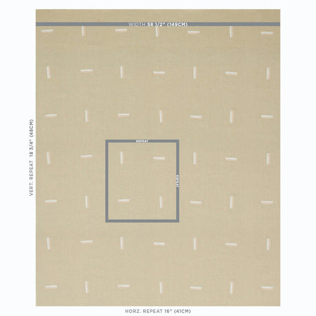 Schumacher Icehouse Sand Fabric