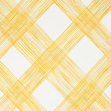 Schumacher Traverse Yellow Fabric - Eade's Wallpaper