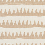 Schumacher 177972 CORFU HAND PRINTED STRIPE in SAND Fabric -