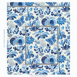 Schumacher Exotic Butterfly Indoor/Outdoor Marine Fabric