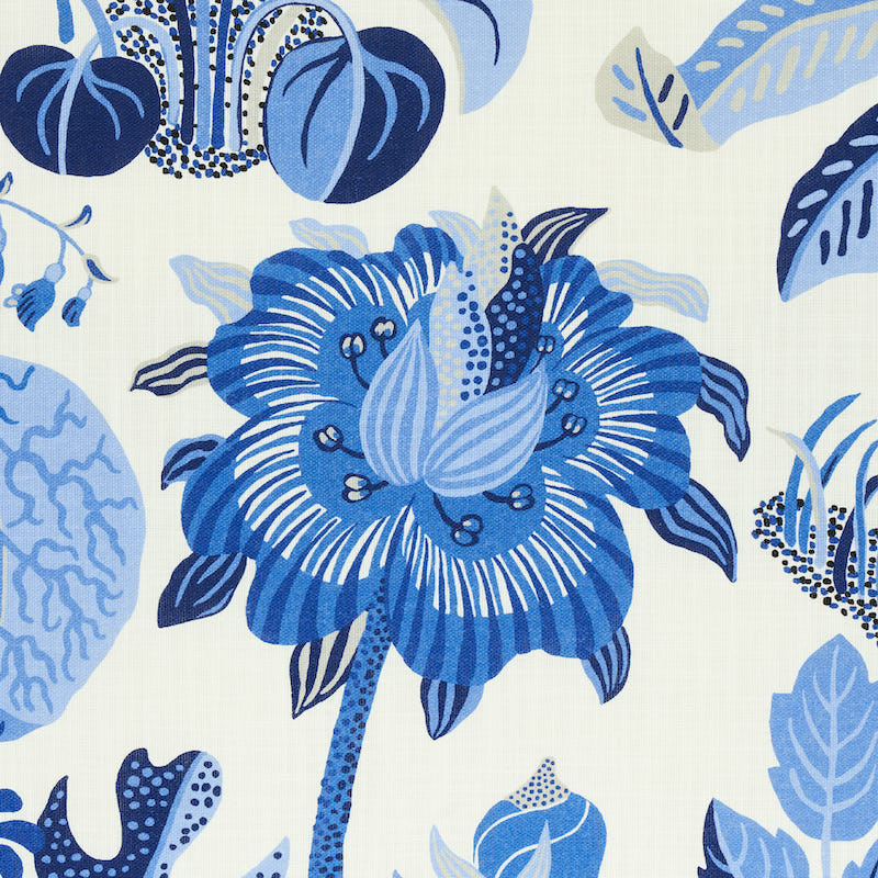 Schumacher Exotic Butterfly Indoor/Outdoor Marine Fabric