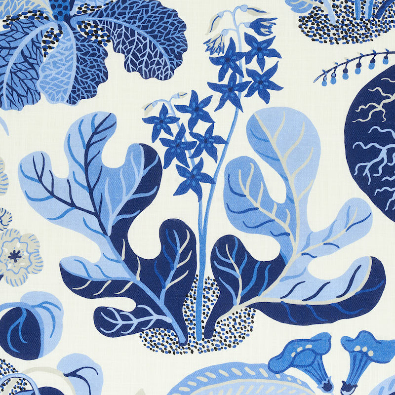 Schumacher Exotic Butterfly Indoor/Outdoor Marine Fabric