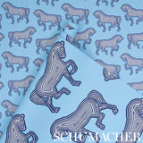 Schumacher Faubourg Blue Fabric