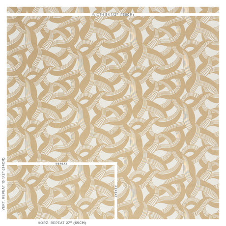Schumacher Martingale Natural Fabric - Eade's Wallpaper