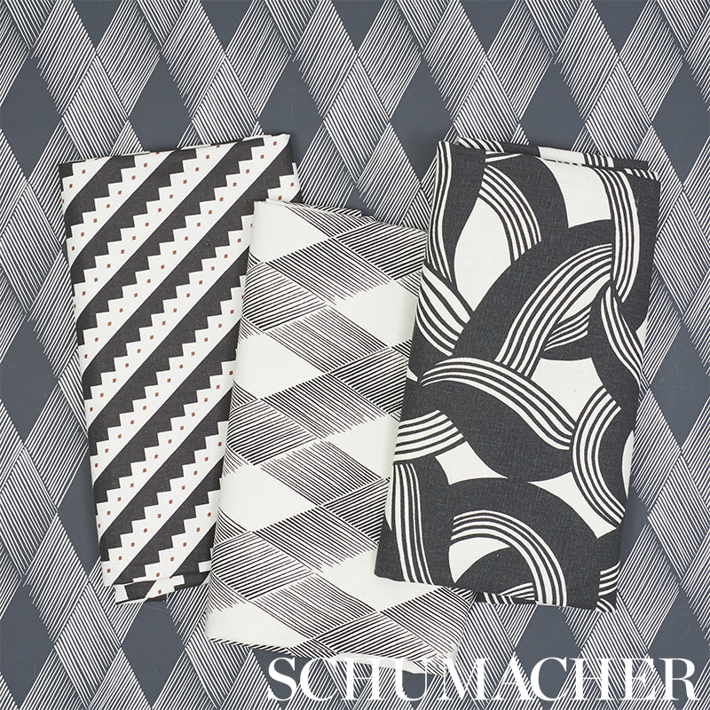 Schumacher Martingale Carbon Fabric - Eade's Wallpaper