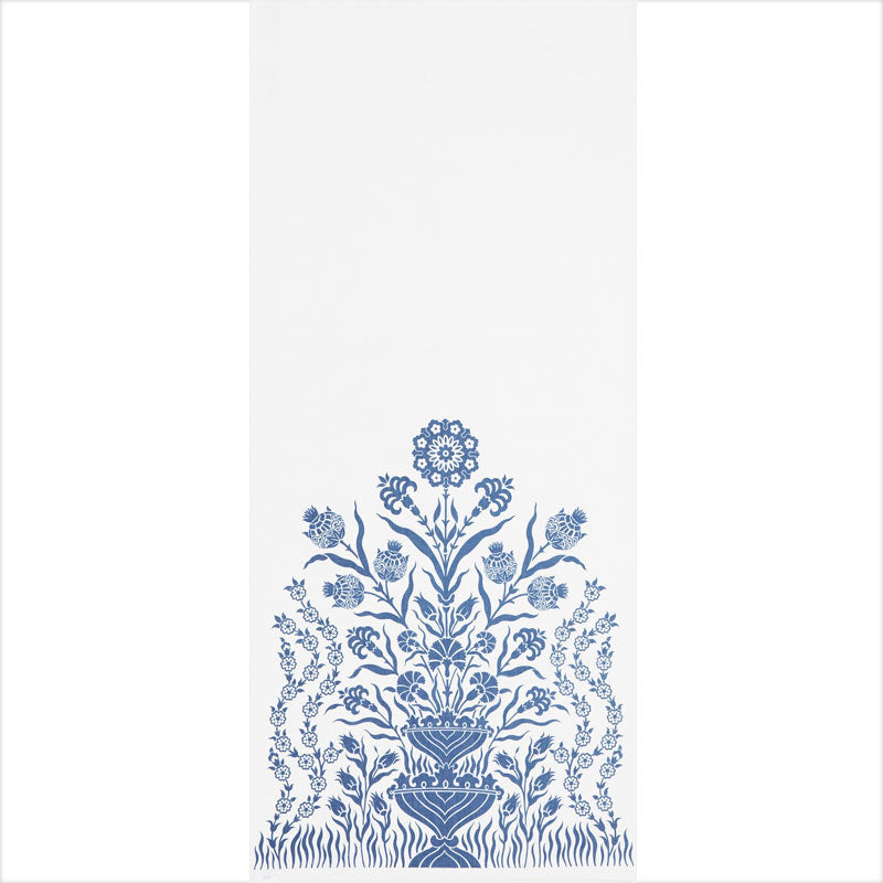 Schumacher Iznik Sheer Blue Fabric