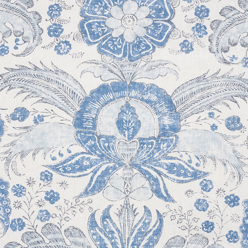 Schumacher 178100 CALICUT in DELFT Fabric - MALABAR HILL