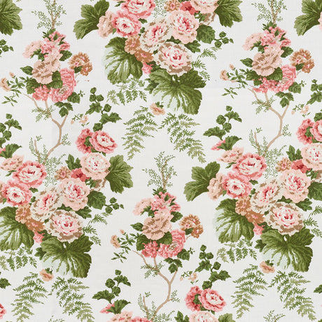 Schumacher Wycombe Park Pink Fabric - Eade's Wallpaper