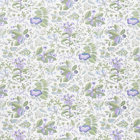 Schumacher Pomegranate Botanical Purple Fabric - Eade's Wallpaper