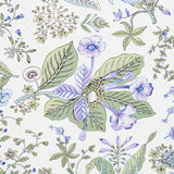 Schumacher Pomegranate Botanical Purple Fabric - Eade's Wallpaper