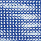 Schumacher Sugar Cane Navy Fabric - Eade's Wallpaper