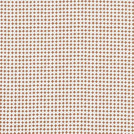 Schumacher Polka Brown Fabric - Eade's Wallpaper