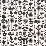 Schumacher Wild Things Black Fabric - Eade's Wallpaper