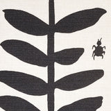 Schumacher Wild Things Black Fabric - Eade's Wallpaper