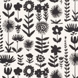 Schumacher Wild Things Black Fabric - Eade's Wallpaper