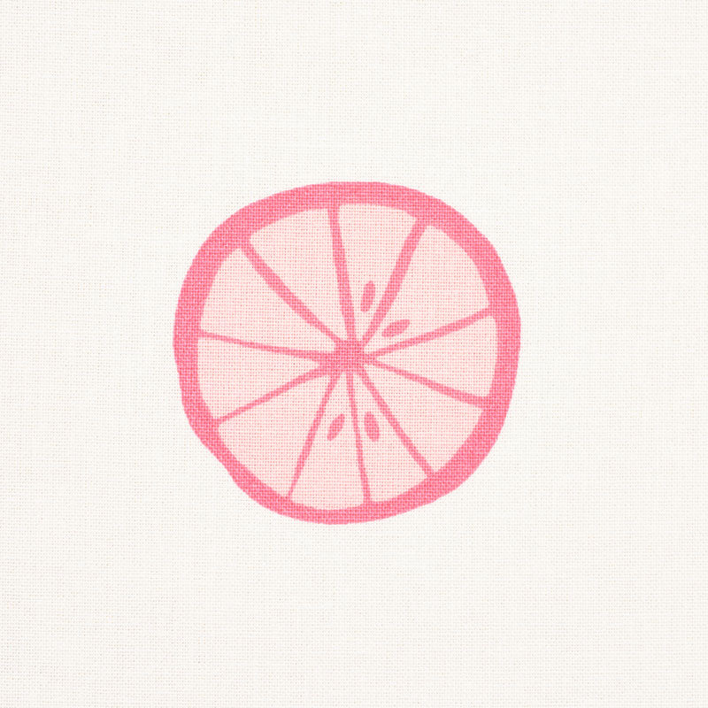 Schumacher Lemonade Grapefruit Fabric - Eade's Wallpaper
