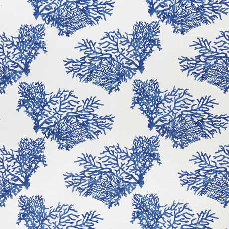 Schumacher Great Barrier Reef Ii Indigo Fabric