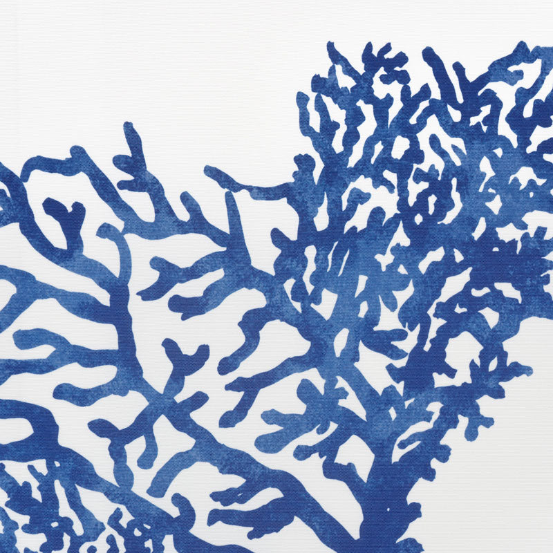 Schumacher Great Barrier Reef Ii Indigo Fabric
