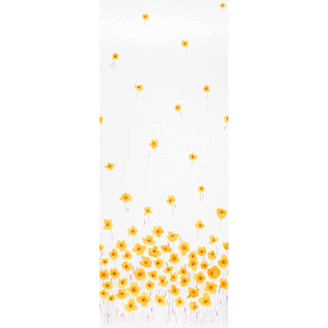 Schumacher Wild Poppies Panel Orange Fabric - Eade's Wallpaper