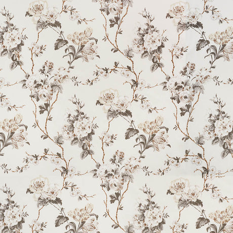 Schumacher Betty Chintz Charcoal Fabric
