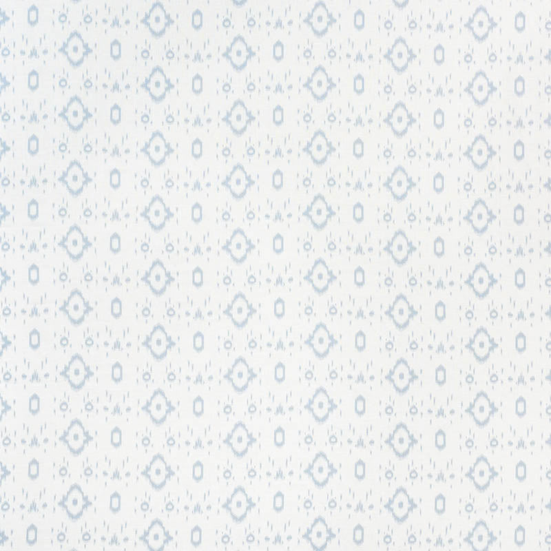 Schumacher Tabitha Orpington Blue Fabric - Eade's Wallpaper