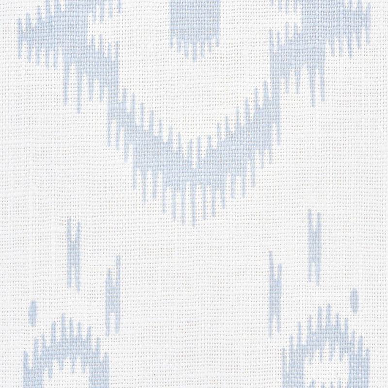 Schumacher Tabitha Orpington Blue Fabric - Eade's Wallpaper