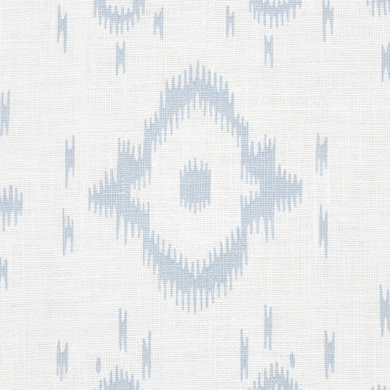 Schumacher Tabitha Orpington Blue Fabric - Eade's Wallpaper