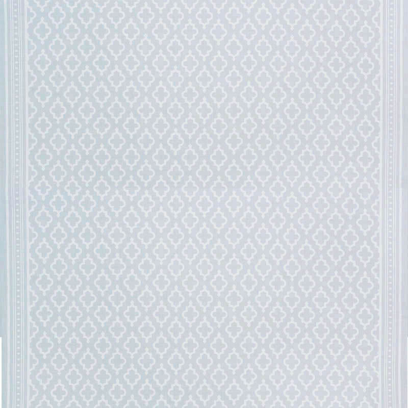 Schumacher Jake Orpington Blue Fabric
