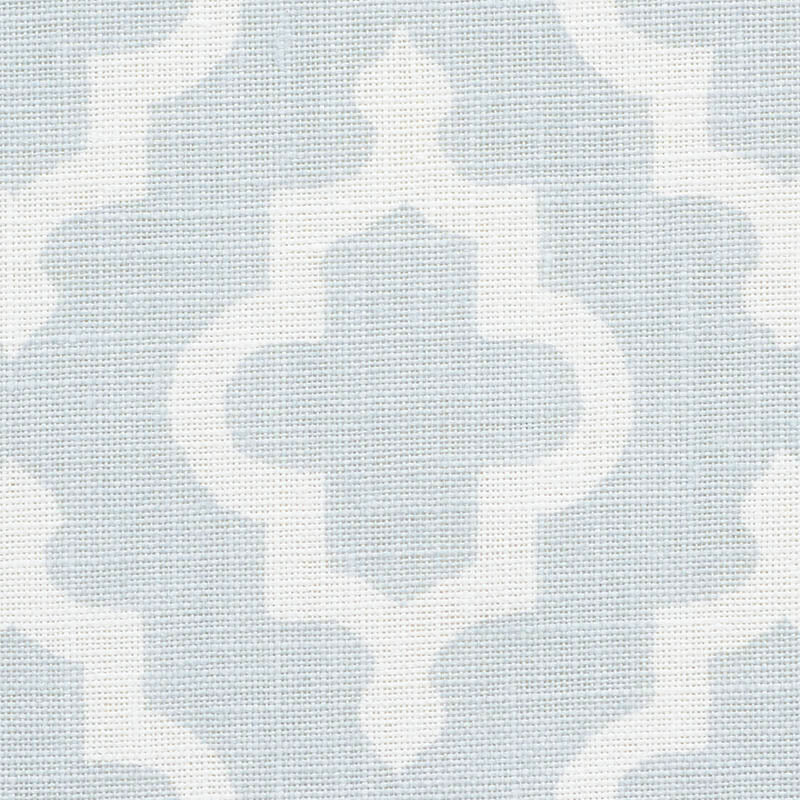 Schumacher Jake Orpington Blue Fabric