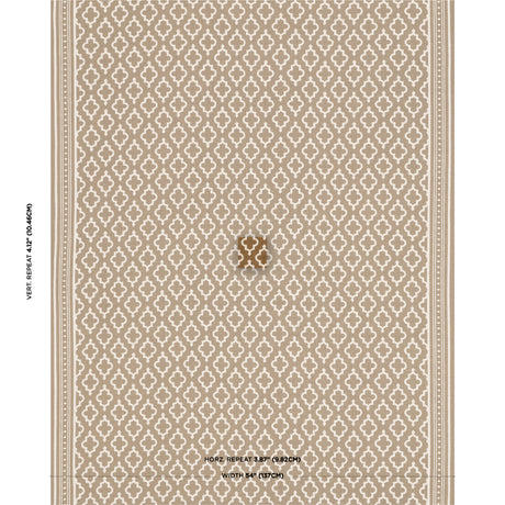 Schumacher Jake Cinnamon Fabric