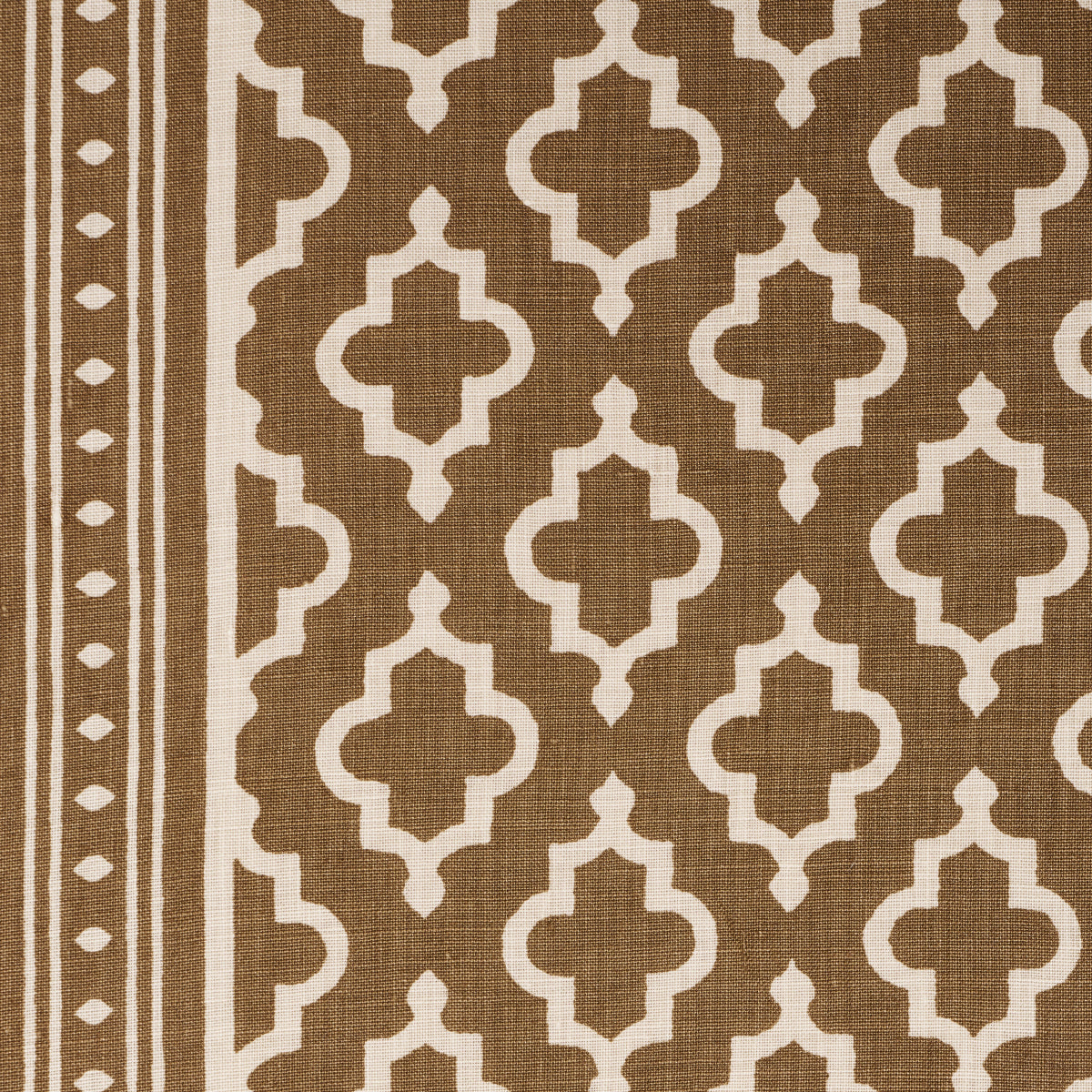 Schumacher Jake Cinnamon Fabric