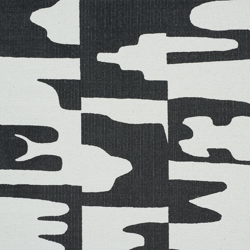Schumacher Copp Black Fabric