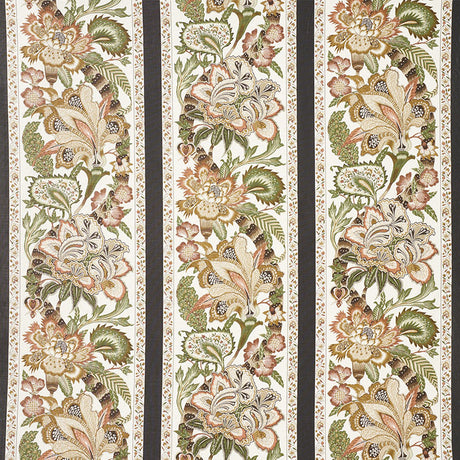 Schumacher Anjou Stripe Saffron Fabric