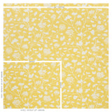 Schumacher Pennick Chintz Yellow Fabric - Eade's Wallpaper