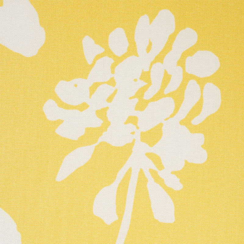 Schumacher Pennick Chintz Yellow Fabric - Eade's Wallpaper