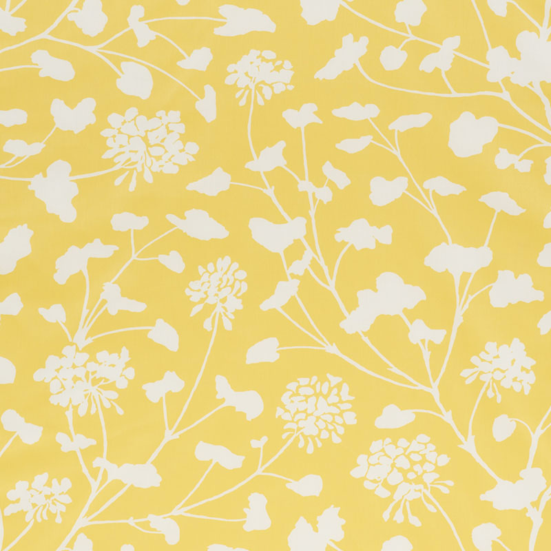 Schumacher Pennick Chintz Yellow Fabric - Eade's Wallpaper