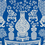Schumacher Hellene Blue Fabric
