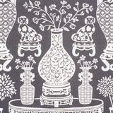 Schumacher Hellene Black Fabric