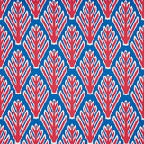 Schumacher Bodhi Tree Blue & Red Fabric