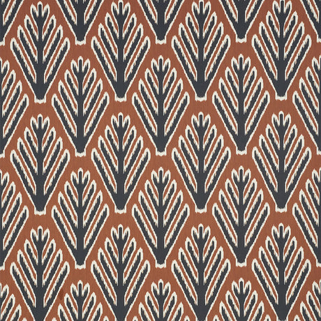 Schumacher Bodhi Tree Brown & Black Fabric