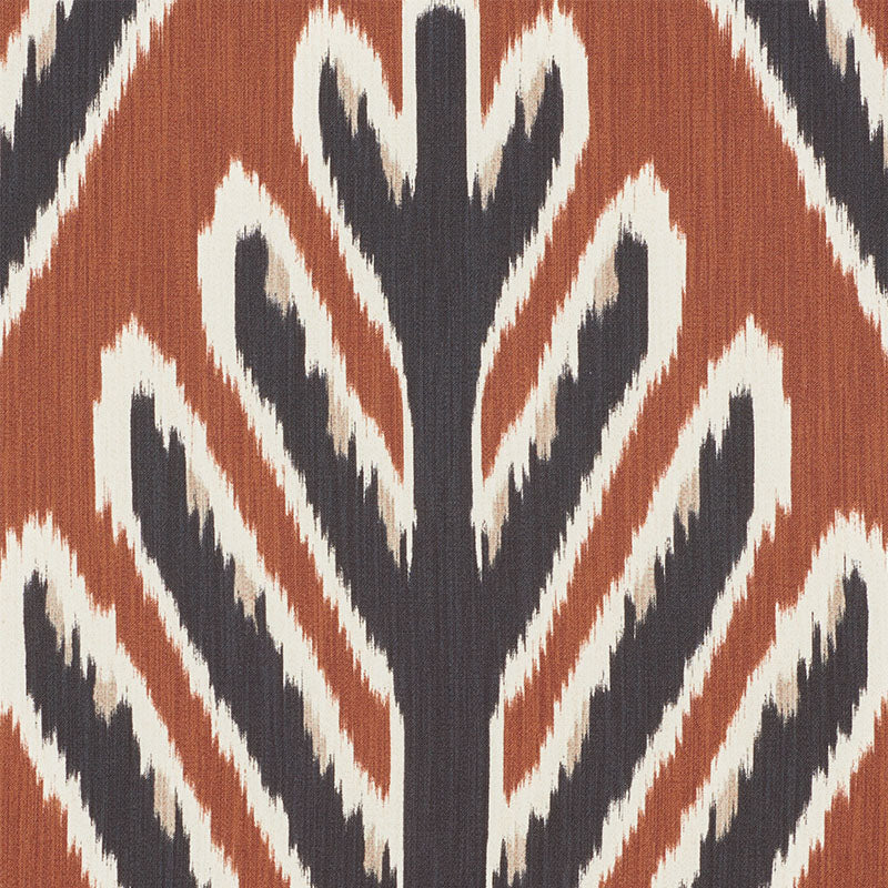 Schumacher Bodhi Tree Brown & Black Fabric