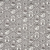 Schumacher Ting Ting Black Fabric - Eade's Wallpaper