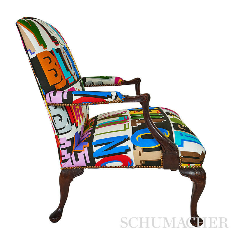 Schumacher Robert Burns Multi Fabric - Eade's Wallpaper