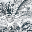 Schumacher Modern Toile Black Fabric - Eade's Wallpaper